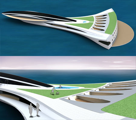 Concorde концепция яхты