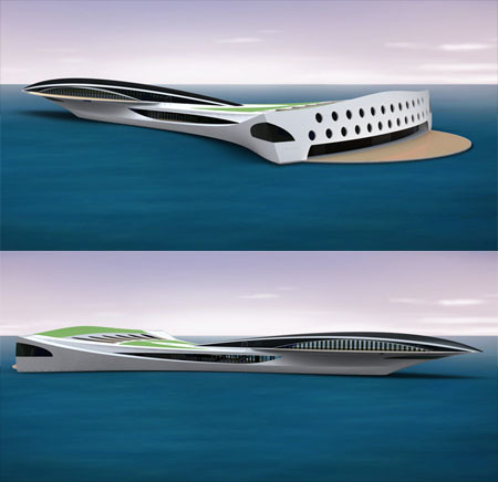 Concorde концепция яхты