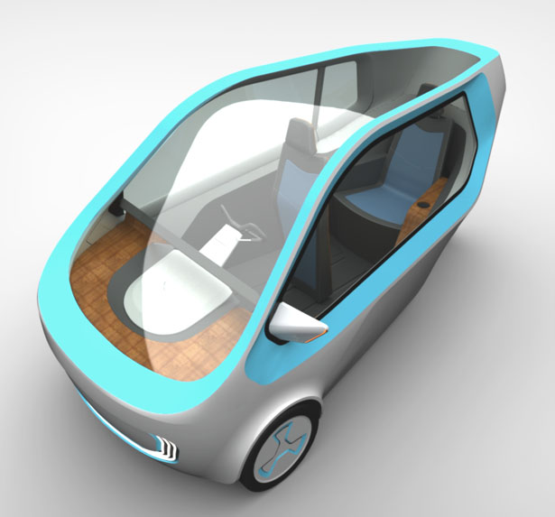 Концепт трехколесного автомобиля для людей с ограниченными возможностями