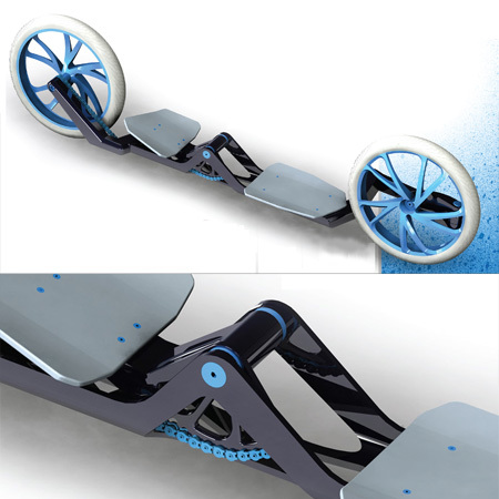 Pedalboard - концепт гибридного скейтборда