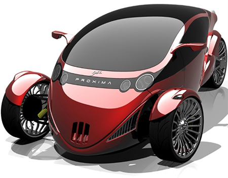 Proxima концепция слияния автомобиля и мотоцикла