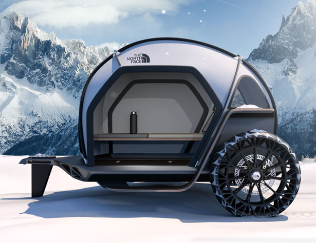 BMW Designworks в сотрудничестве с The North Face для разработки новой концепции Camper - FUTURELIGHT Camper