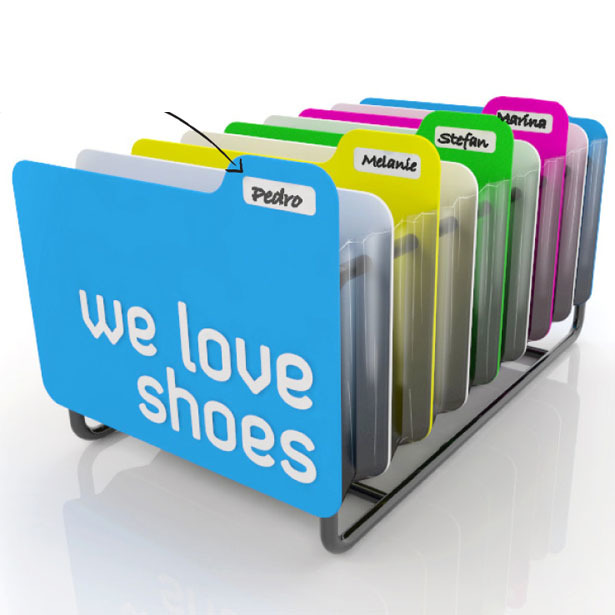Удобная и стильная папка хранит вашу обувь организованно